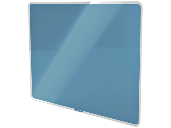 Een Glasbord Leitz Cosy magnetisch 600x400mm blauw koop je bij Continu Kantoor