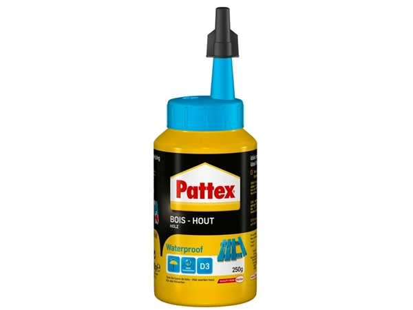 Een Houtlijm Pattex D3 Waterproof 250ml koop je bij Supply Mij