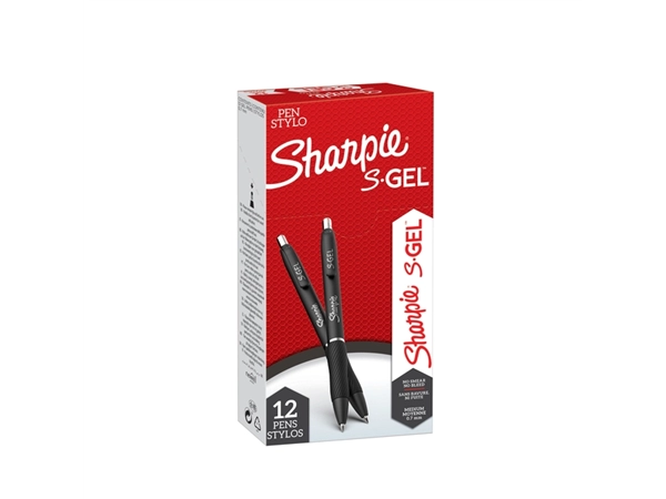 Een Gelschrijver Sharpie S-gel medium blauw koop je bij VHK Kantoorartikelen