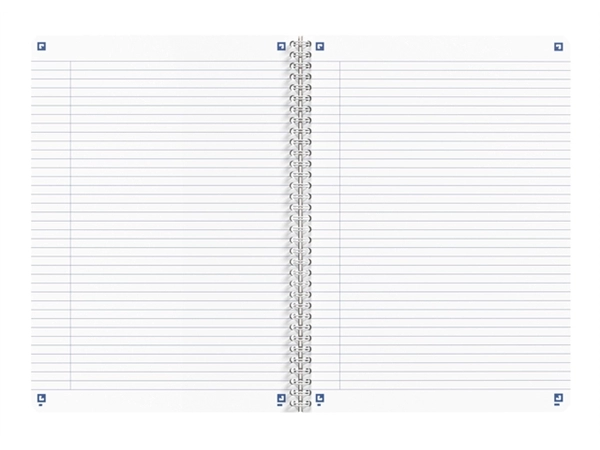 Een Spiraalblok Oxford Touareg A4 90vel lijn assorti koop je bij Continu Kantoor