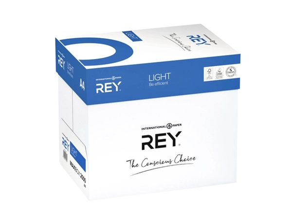 Een Kopieerpapier Rey Office Light A4 75gr wit 500 vel koop je bij Continu Kantoor