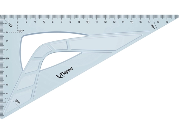 Een Tekendriehoek Maped 21cm 60 graden koop je bij Continu Kantoor