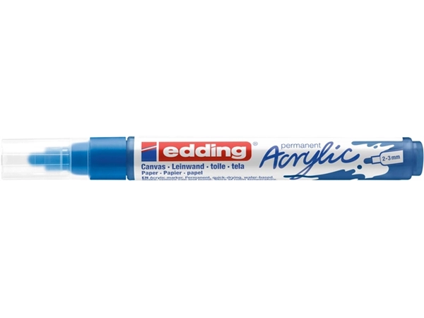 Een Acrylmarker edding e-5100 medium gentiaanblauw koop je bij VHK Kantoorartikelen