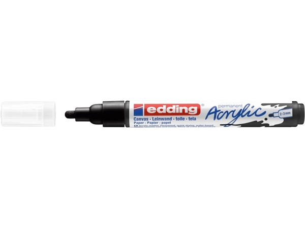 Een Acrylmarker edding e-5100 medium zwart koop je bij Continu Kantoor