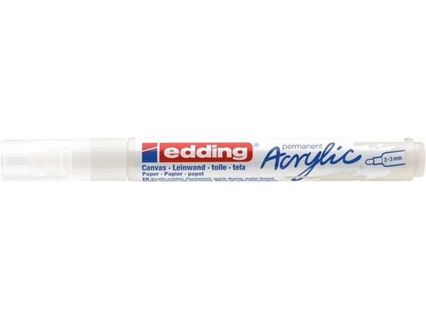 Een Acrylmarker edding e-5100 medium verkeerswit koop je bij Continu Kantoor