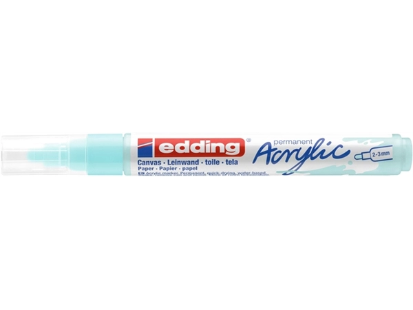 Een Acrylmarker edding e-5100 medium pastel blauw koop je bij Continu Kantoor