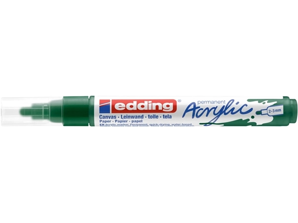 Een Acrylmarker edding e-5100 medium mosgroen koop je bij Continu Kantoor