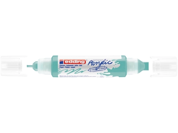 Een Acrylmarker edding e-5400 3D double liner opulent turquoise koop je bij Continu Kantoor