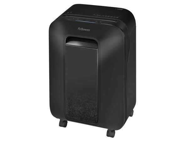 Een Papiervernietiger Fellowes Powershred LX200 snippers 4x12mm zwart koop je bij VHK Kantoorartikelen