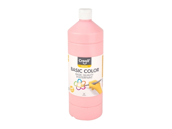 Een Plakkaatverf Creall basic roze 1000ml koop je bij VHK Kantoorartikelen