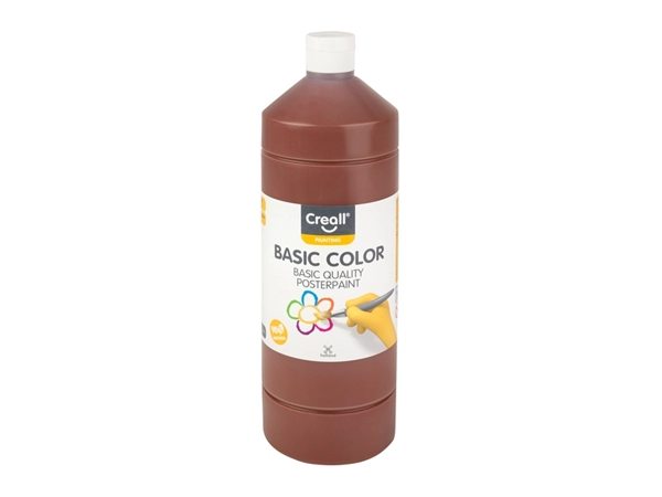 Een Plakkaatverf Creall basic donkerbruin 1000ml koop je bij VHK Kantoorartikelen