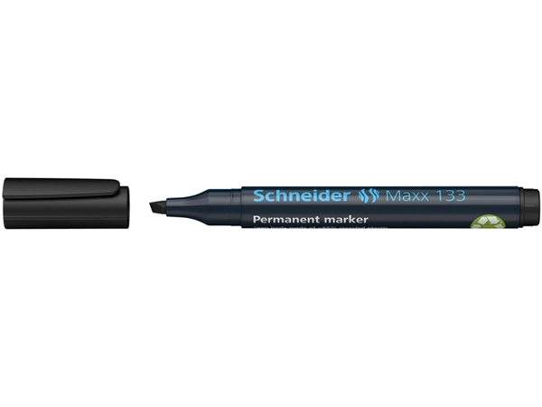 Een Viltstift Schneider Maxx 133 beitel 1-4mm zwart koop je bij VHK Kantoorartikelen