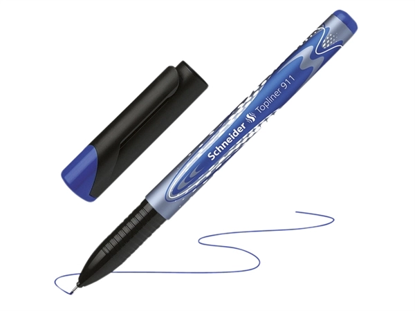 Een Fineliner Schneider Topliner 911 0.4mm blauw koop je bij Continu Kantoor