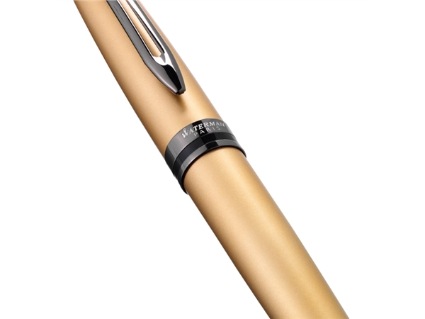 Een Vulpen Waterman Expert metallic gold lacquer RT fijn koop je bij Continu Kantoor