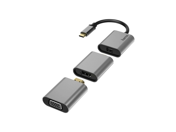 Een Adapter Hama Video 6-in-1 aluminium koop je bij VHK Kantoorartikelen