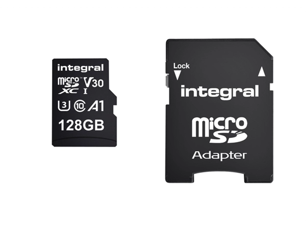 Een Geheugenkaart Integral microSDXC 128GB koop je bij VHK Kantoorartikelen