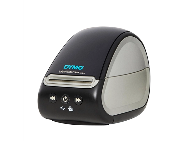 Een Labelprinter Dymo LabelWriter 550 Turbo desktop zwart koop je bij VHK Kantoorartikelen