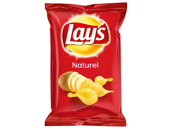 Een Chips Lay's Naturel 40gr koop je bij VHK Kantoorartikelen