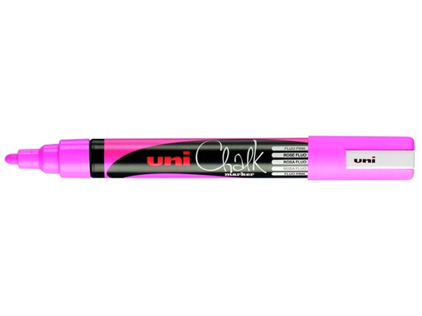 Een Krijtstift Uni-ball chalk rond 1.8-2.5mm fluor roze koop je bij VHK Kantoorartikelen