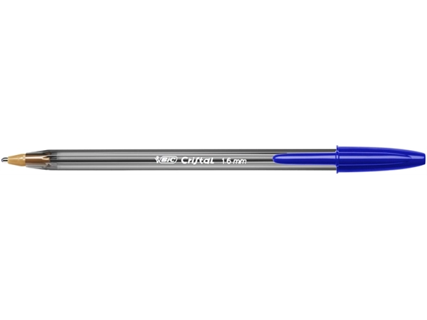 Een Balpen Bic Cristal large blauw koop je bij Continu Kantoor