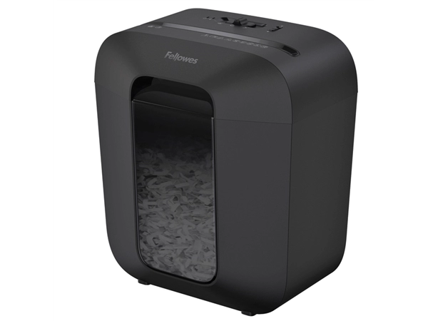 Een Papiervernietiger Fellowes Powershred LX25 snippers 4x37mm zwart koop je bij VHK Kantoorartikelen