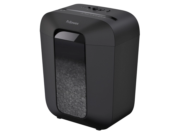 Een Papiervernietiger Fellowes Powershred LX41 snippers 4x12mm zwart koop je bij VHK Kantoorartikelen