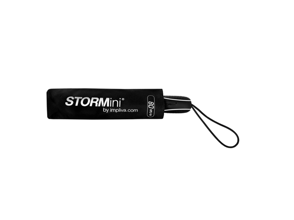 Een Paraplu STORMaxi® opvouwbaar Ø 90cm handmatige sluiting windproof zwart koop je bij Continu Kantoor