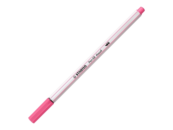 Een Brushstift STABILO Pen 568/29 roze koop je bij Hoekmankantoorartikelen.nl