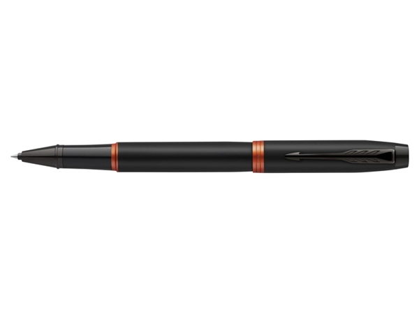 Een Rollerpen Parker IM black orange vibrant ring fijn koop je bij VHK Kantoorartikelen