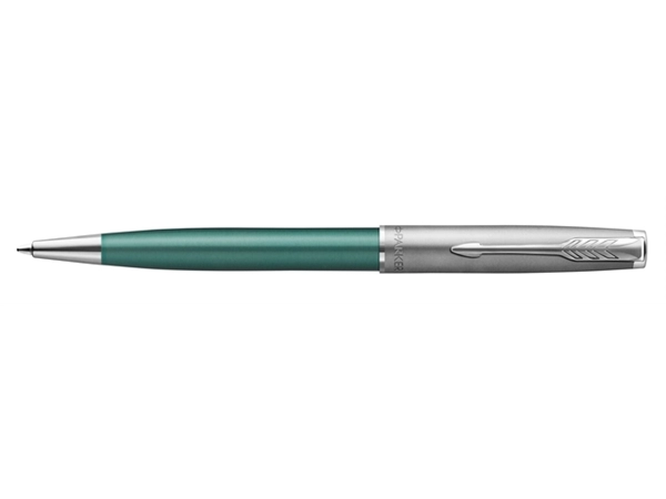 Een Balpen Parker Sonnet Essential sandblasted green lacquer CT medium koop je bij VHK Kantoorartikelen