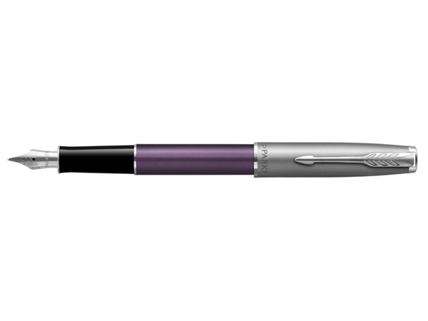 Een Vulpen Parker Sonnet Essential violet lacquer CT fijn koop je bij VHK Kantoorartikelen