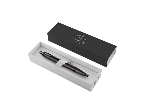 Een Balpen Parker IM Monochrome bronze medium koop je bij Continu Kantoor