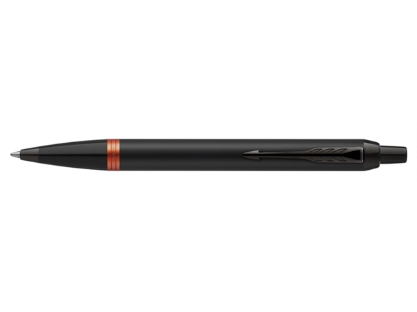 Een Balpen Parker IM black orange vibrant ring medium koop je bij VHK Kantoorartikelen