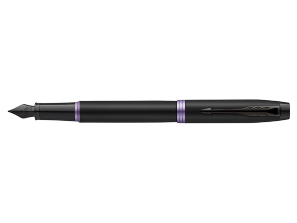 Een Vulpen Parker IM black purple vibrant ring medium koop je bij VHK Kantoorartikelen