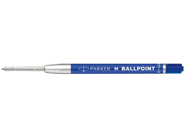 Een Balpenvulling Parker Economic medium blauw blister à 2 stuks koop je bij Continu Kantoor