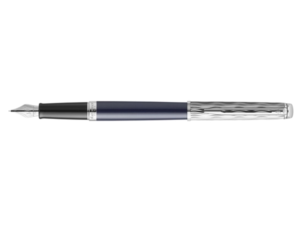 Een Vulpen Waterman Hémisphère L'essence du blue lacquer CT medium koop je bij VHK Kantoorartikelen