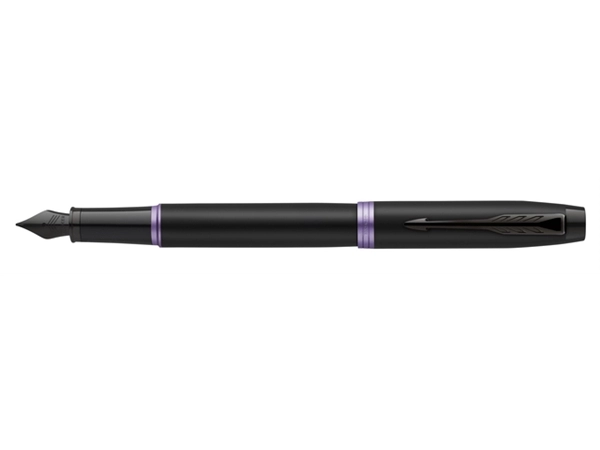 Een Vulpen Parker IM black purple vibrant ring fijn koop je bij VHK Kantoorartikelen