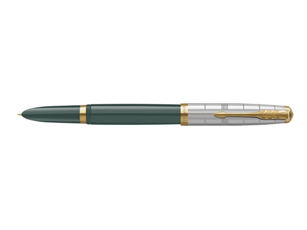 Een Vulpen Parker 51 Premium forest green GT fijn koop je bij VHK Kantoorartikelen