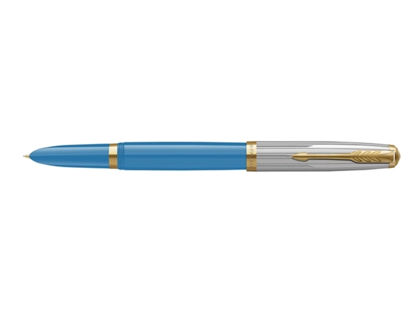 Een Vulpen Parker 51 Premium turquoise GT fijn koop je bij VHK Kantoorartikelen