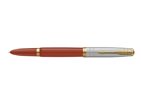 Een Vulpen Parker 51 Premium red rage GT medium koop je bij VHK Kantoorartikelen