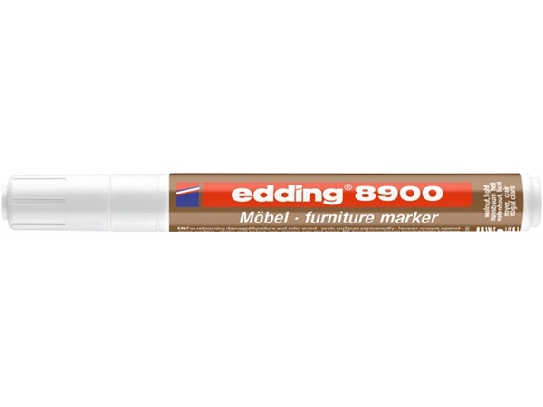 Een Viltstift edding 8900 meubel rond 1.5-2mm licht notenhout blister à 1 stuk koop je bij Continu Kantoor