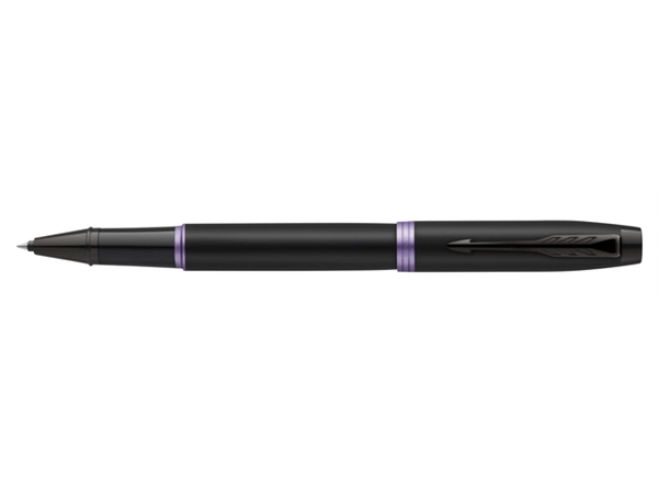 Een Rollerpen Parker IM black purple vibrant ring fijn koop je bij VHK Kantoorartikelen