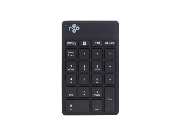 Een Toetsenbord R-Go Ergonomisch Numpad Break Wireless koop je bij Hoekmankantoorartikelen.nl