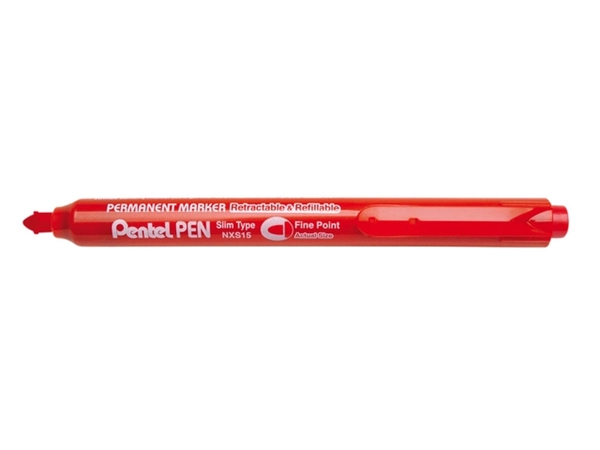 Een Viltstift Pentel NXS15 1mm rood koop je bij VHK Kantoorartikelen