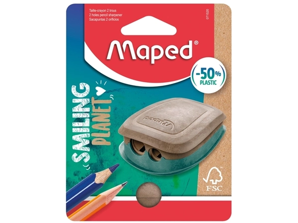 Een Puntenslijper Maped Smiling Planet 2-gaats koop je bij VHK Kantoorartikelen