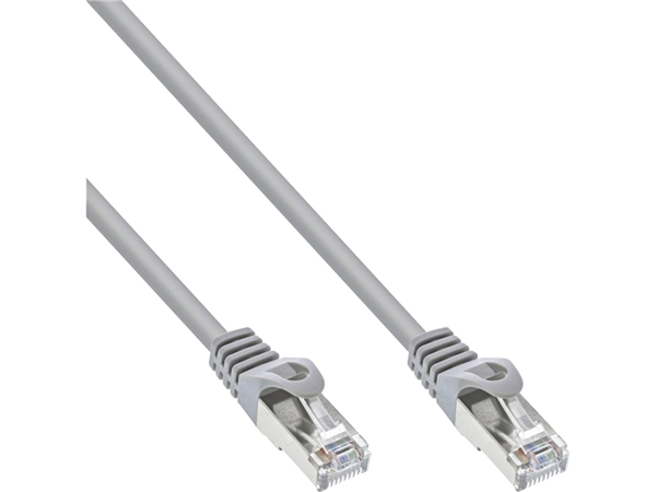 Een Kabel InLine Cat5e U UTP 2 meter grijs koop je bij VHK Kantoorartikelen