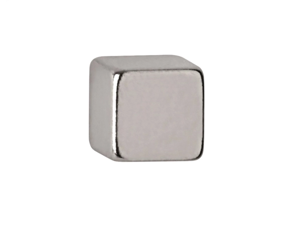 Een Magneet MAUL Neodymium kubus 5x5x5mm 1.1kg 10 stuks koop je bij Hoekmankantoorartikelen.nl