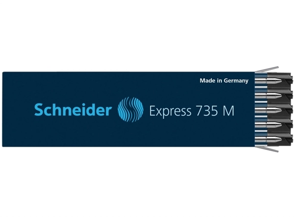 Een Balpenvulling Schneider 735 Express medium zwart koop je bij VHK Kantoorartikelen