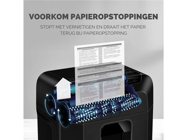 Een Papiervernietiger Fellowes Automax 80M snippers 4x12mm koop je bij Continu Kantoor