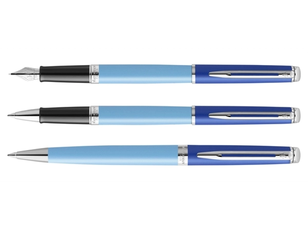 Een Vulpen Waterman Hémisphère Colour Blocking blue CT medium koop je bij VHK Kantoorartikelen